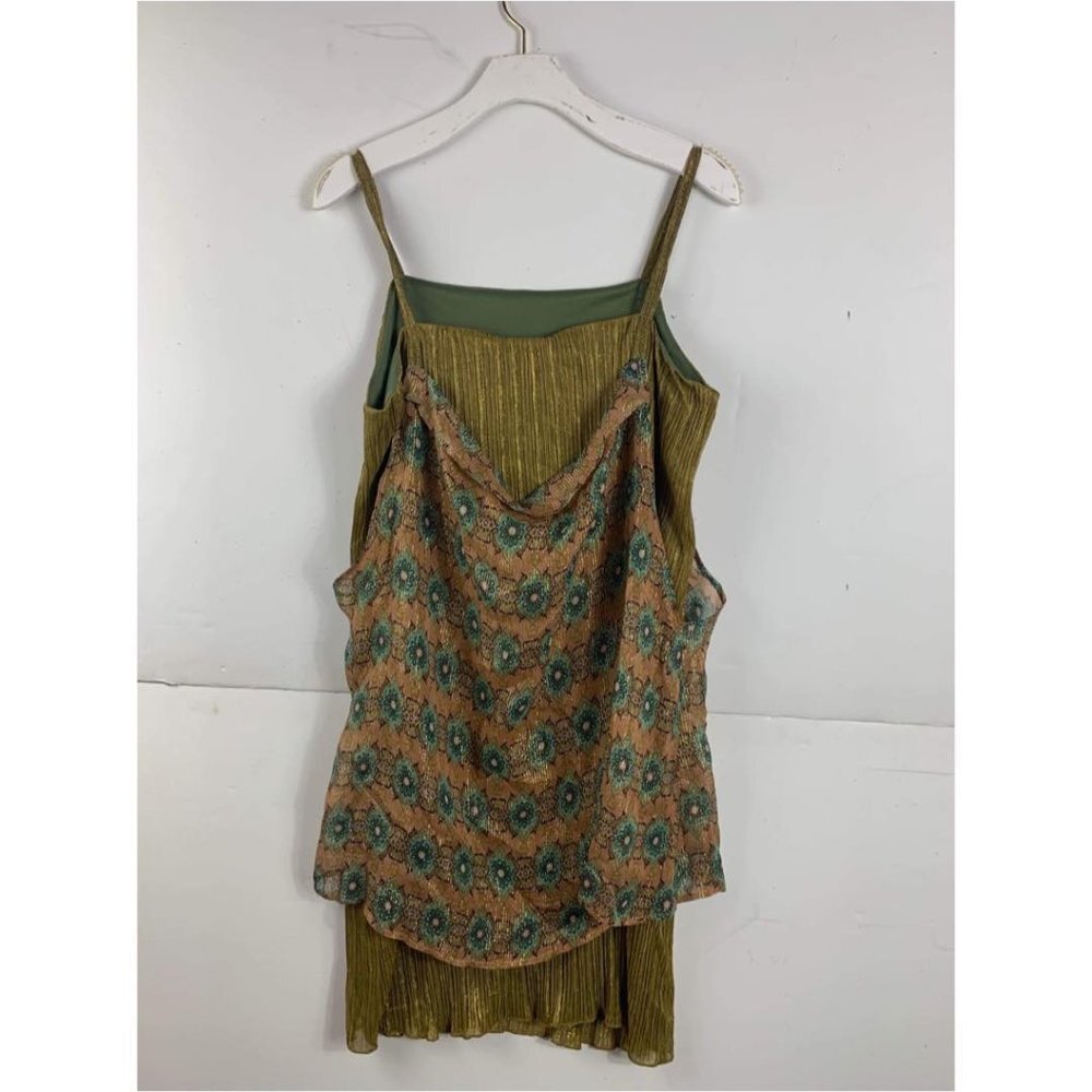 Anthropologie Eva Franco Green Sleeveless Mini Dummer Dress